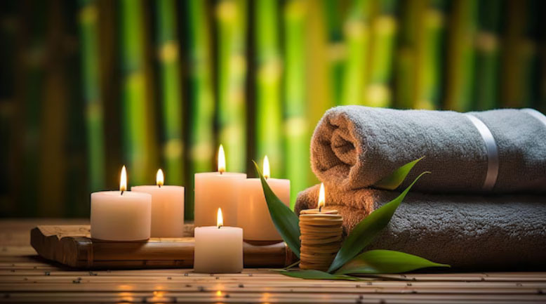 invitation à la détente sur table de massage omanelle